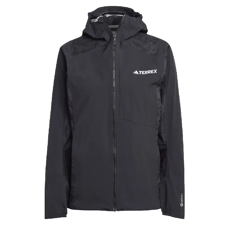 Everyday Wear Jacket-Adidas Terrex Womens Xperior Hybrid Rain.Rdy Jacket Black