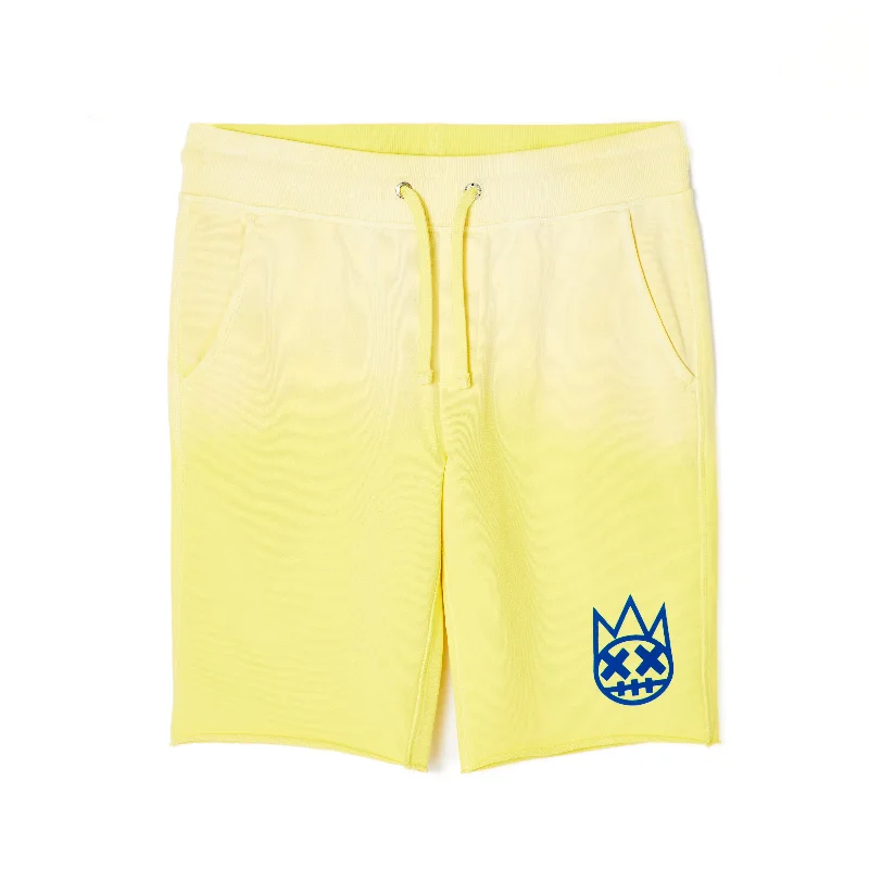 Trendy Shorts-SWEATSHORTS IN VINTAGE YELLOW