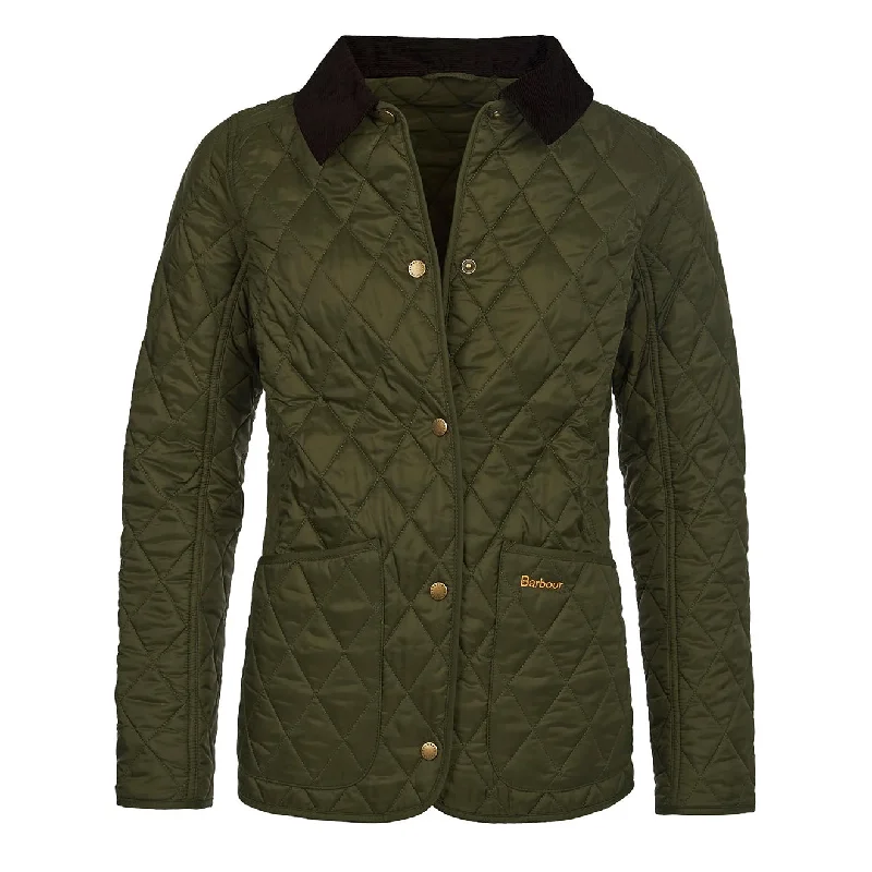 Designer Jacket-Barbour Womens Annandale Quilted Jacket Olive