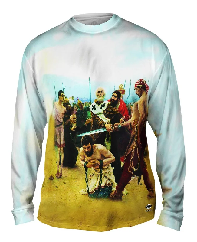 Travel Long Sleeve-Ilya Repin - "St Nicholas Saves Three Innocents from Death" (1888)