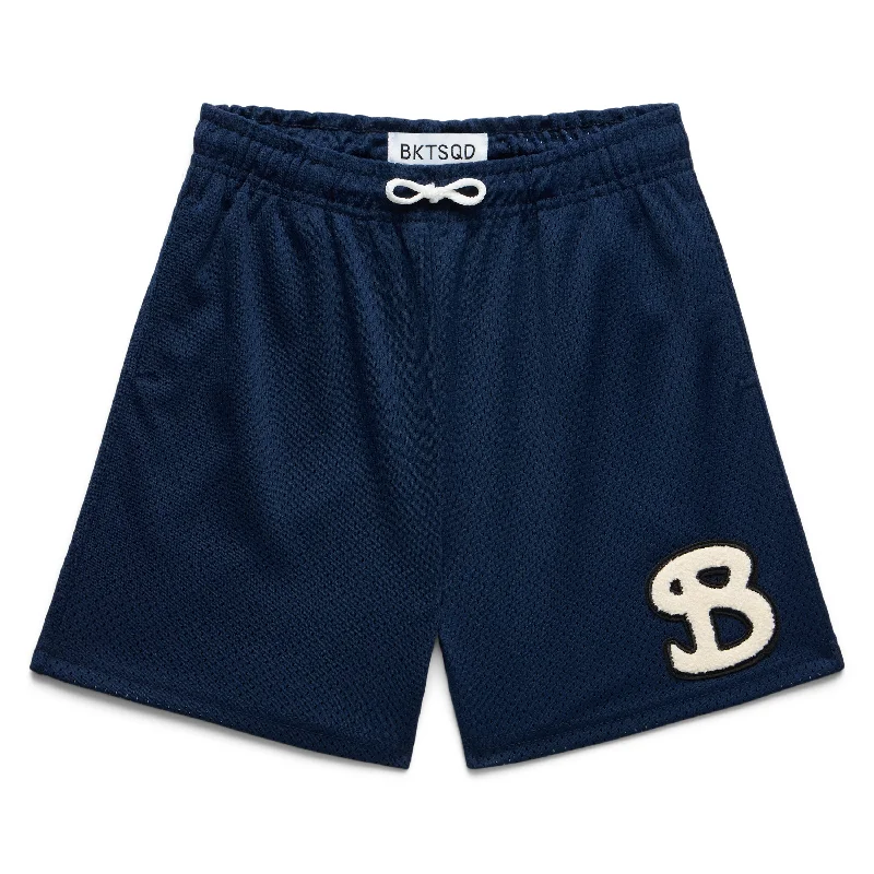 Cargo Shorts-CLASSIC CHENILLE YOUTH SHORTS - NAVY