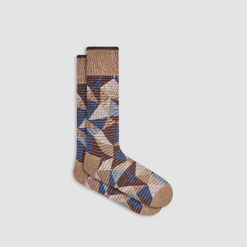 Multi-Pack Socks-Abstract Mid-Calf Socks