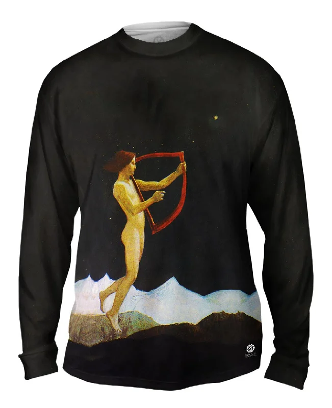 Full Sleeve T-shirt-Sascha Schneider - "Moon Night" (1906)