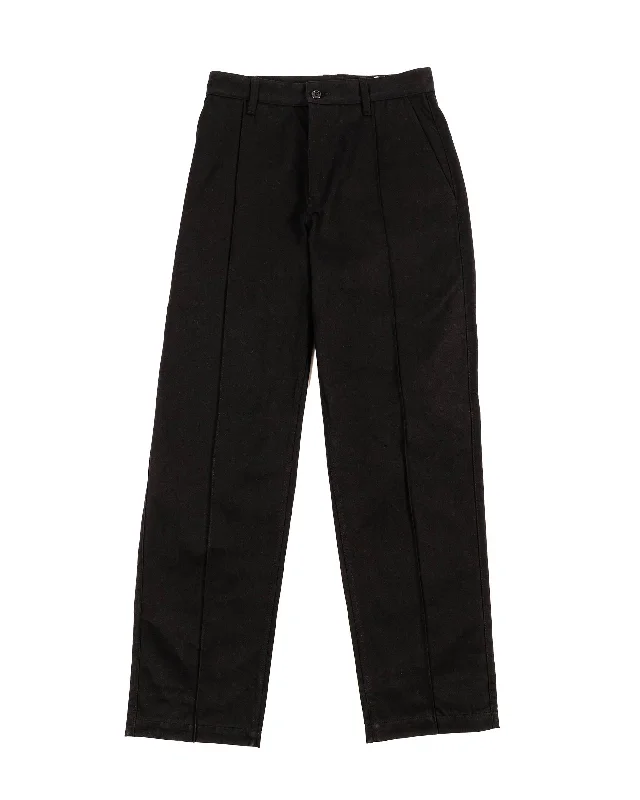 Soft Pants-James Coward Straightforward Stitch Black Twill