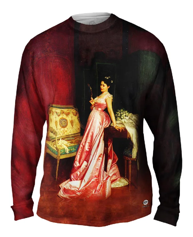 Full Sleeve T-shirt-Auguste Toulmouche - "The Admiring Glance"