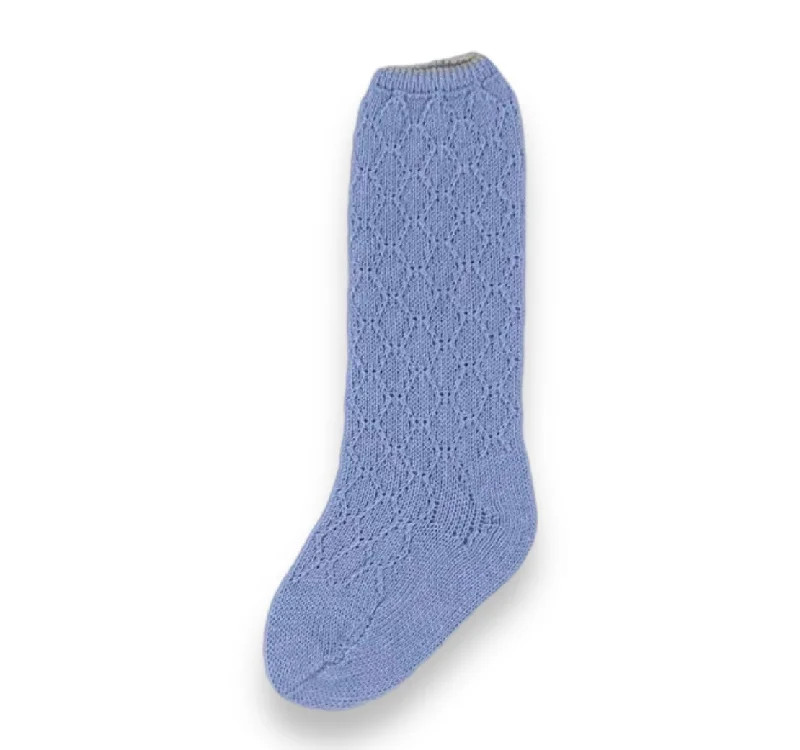 Women’s Socks-Boys Blue and Cream Sock