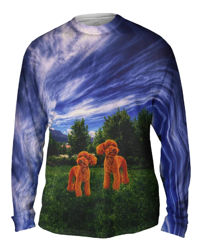 Cold Weather Long Sleeve-Toy Poodle Twins