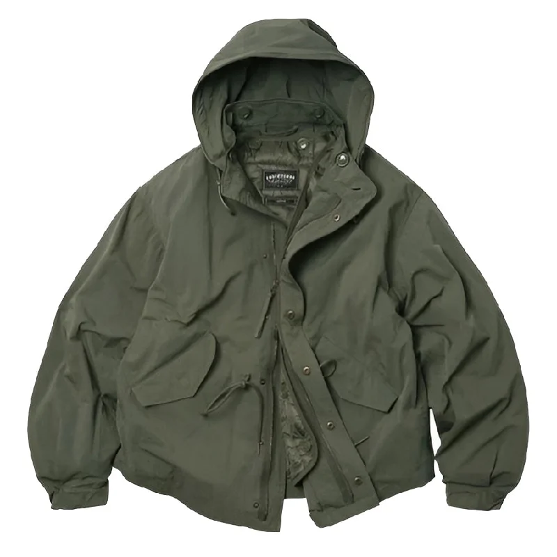 Padded Jacket-Frizmworks Oscar Fishtail Jacket Olive