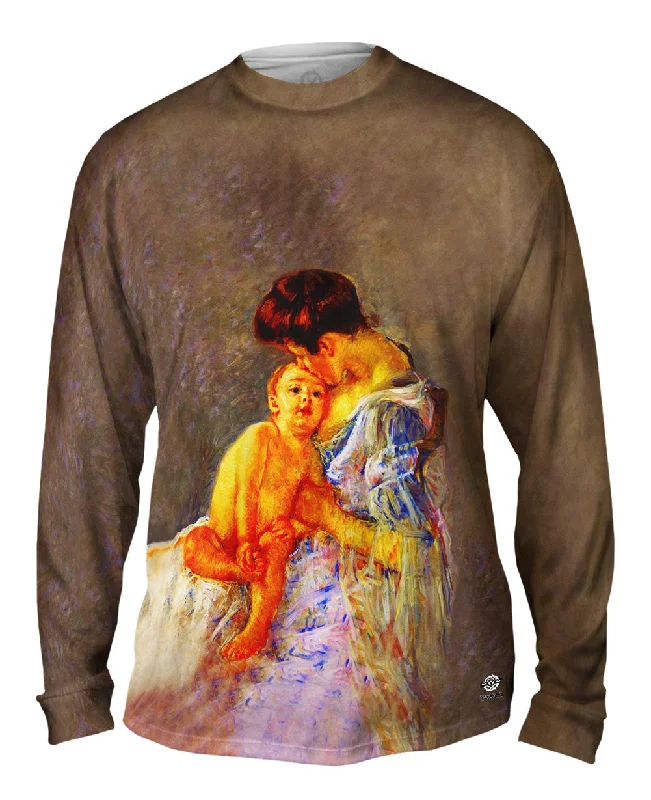 Crew Neck Long Sleeve-Mary Cassatt - "Motherhood II" (1906)