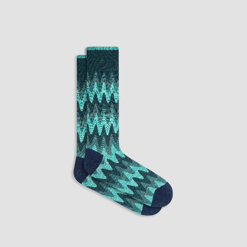 Performance Socks-Flame Stripe Mid-Calf Socks