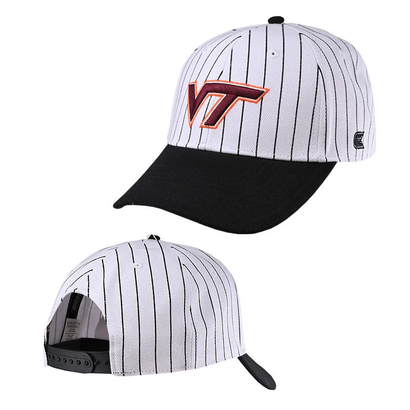 Beanie Hat-Virginia Tech  Pinstripe Hat by Colosseum