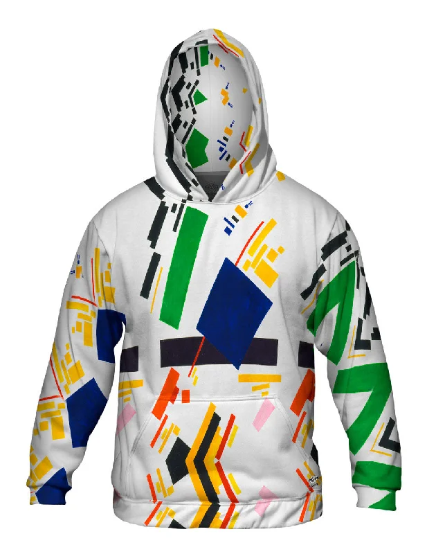 Relaxed Pullover Hoodie-Kazimir Malevich - "Suprematist Composition" (1916)