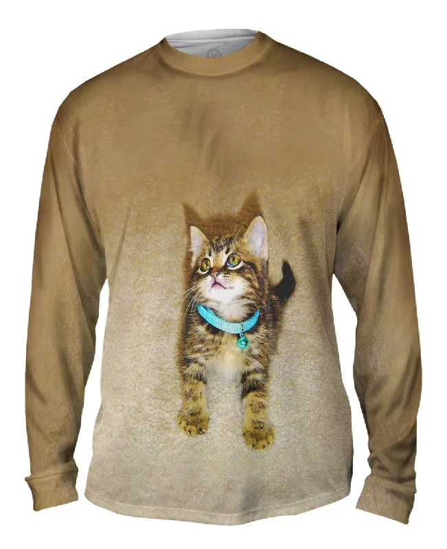 Long Sleeve Zip-up Hoodie-Tireless Kitty Cat