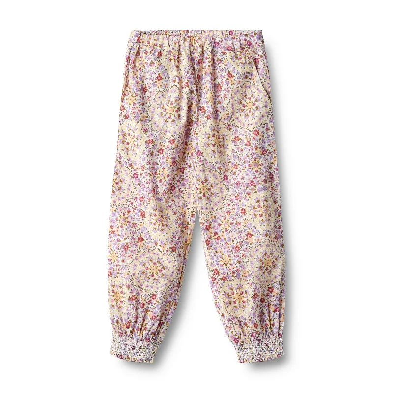 Work Cargo Pants-Wheat Sara Trousers - Carousels and flowers