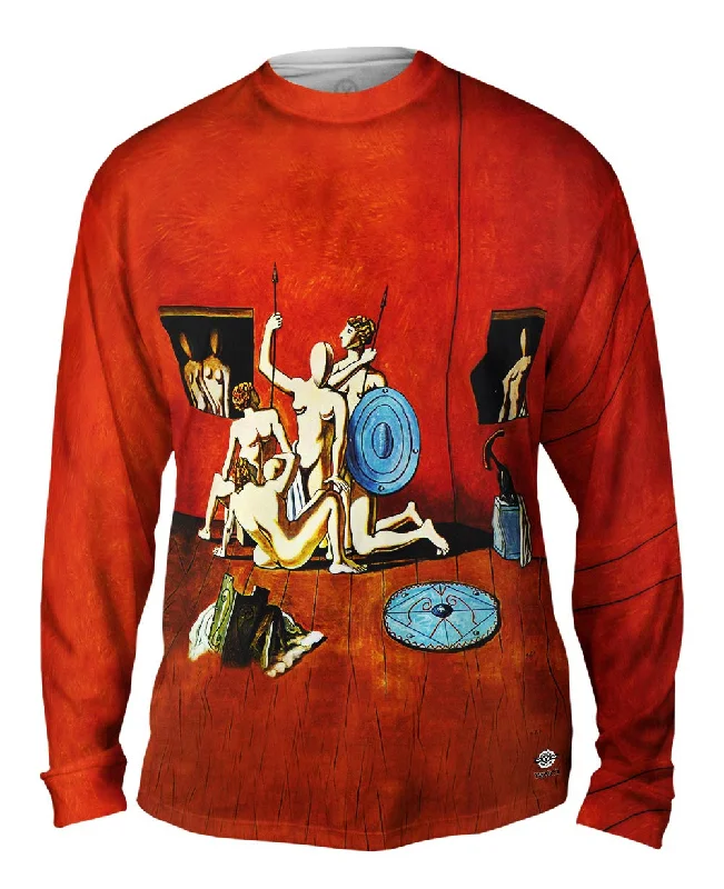 Long Sleeve Jersey Shirt-Giorgio De Chirico - "Gladiators"