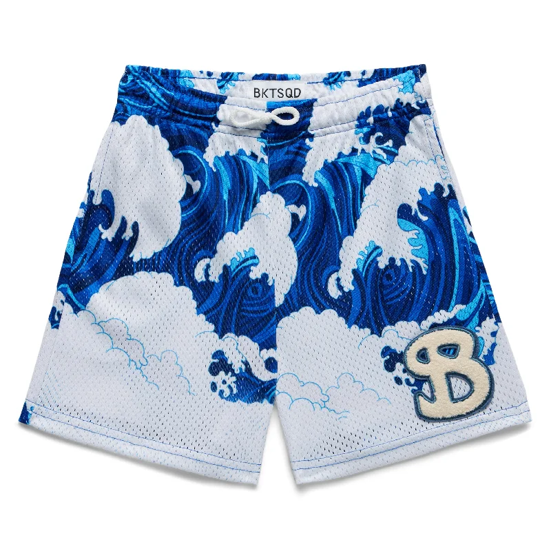 Jogger Shorts-VACATION YOUTH SHORTS - WAVES