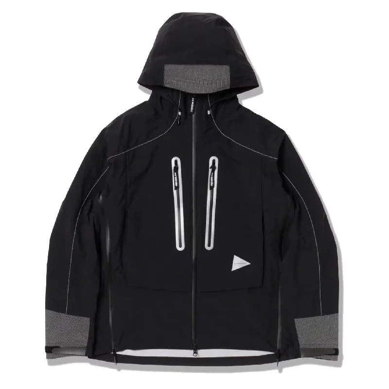 Versatile Outer Jacket-And Wander Pertex Shield Rain Jacket Black