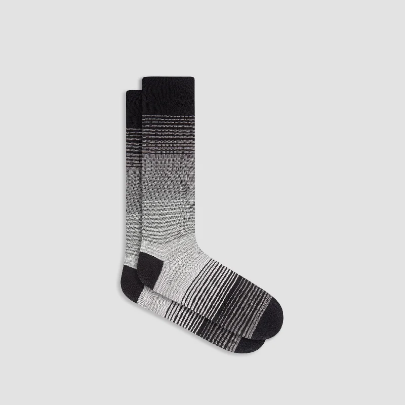 Lightweight Socks-Striped Mid-Calf Socks