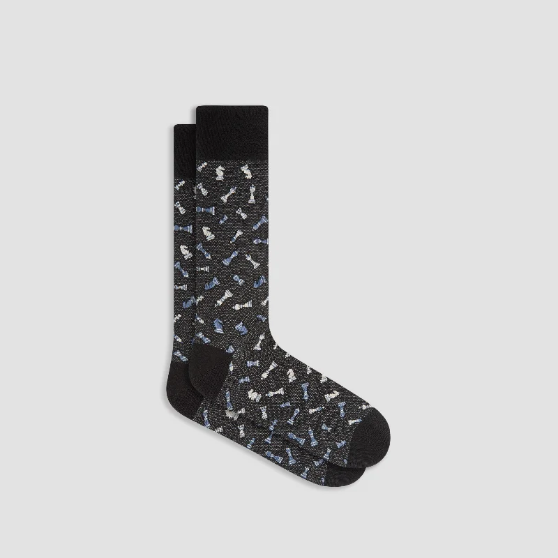 Eco-Friendly Socks-Chess Game Mid-Calf Socks