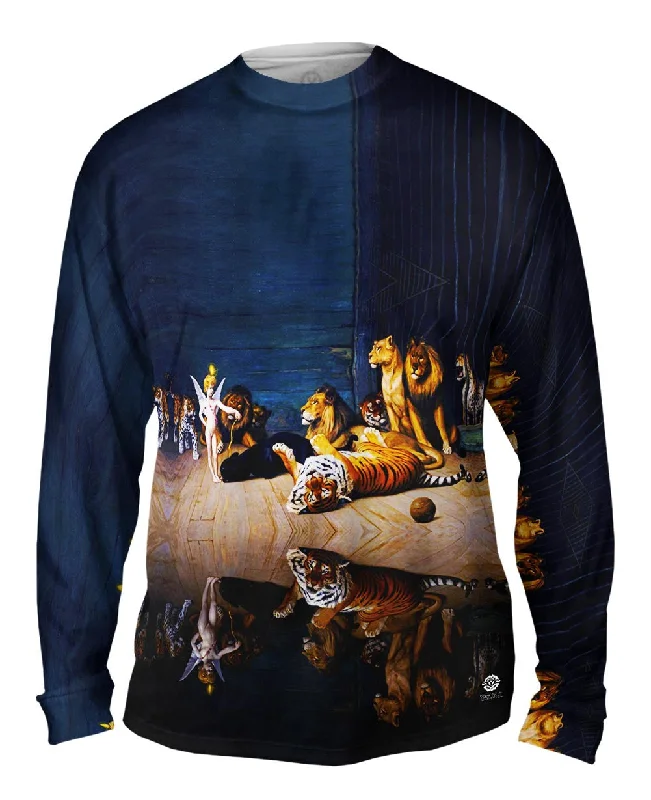 Long Sleeve Raglan-Jean Leon Gerome - "Whoever You Are Here Is Your Master"