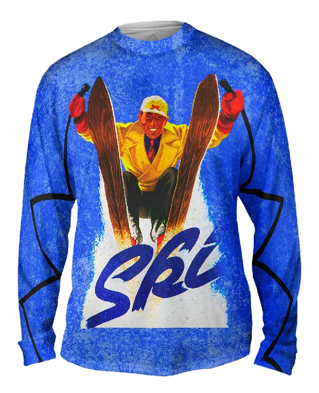 Crew Long Sleeve-Vintage Ski Poster 047