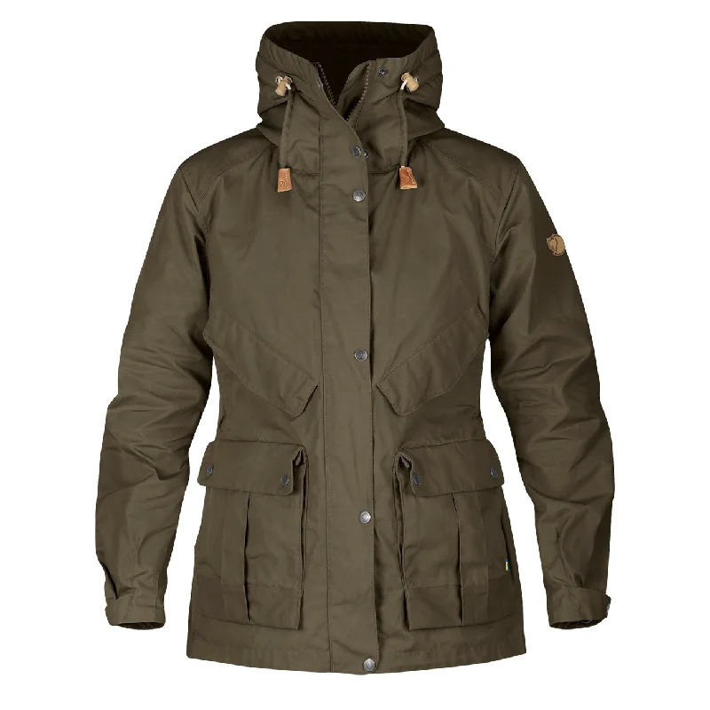 Rugged Jacket-Fjallraven Womens Jacket No. 68 Dark Olive