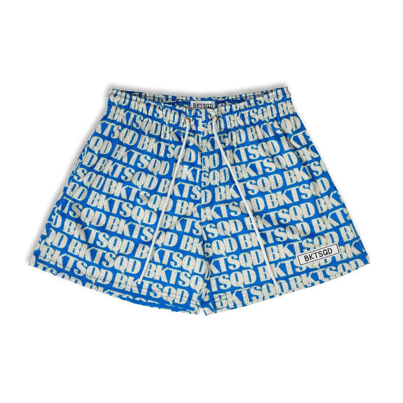 Sportswear Shorts-ALLOVER SHORTS - BLUE