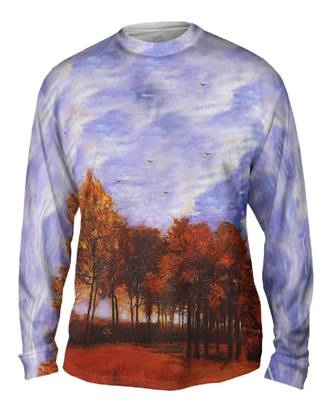 Soft Fabric Long Sleeve-Van Gogh -"Autumn Landscape" (1885)