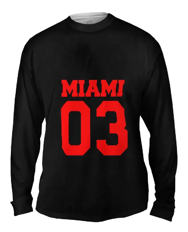 Long Sleeve Shirt-Usa Athletics Miami 03