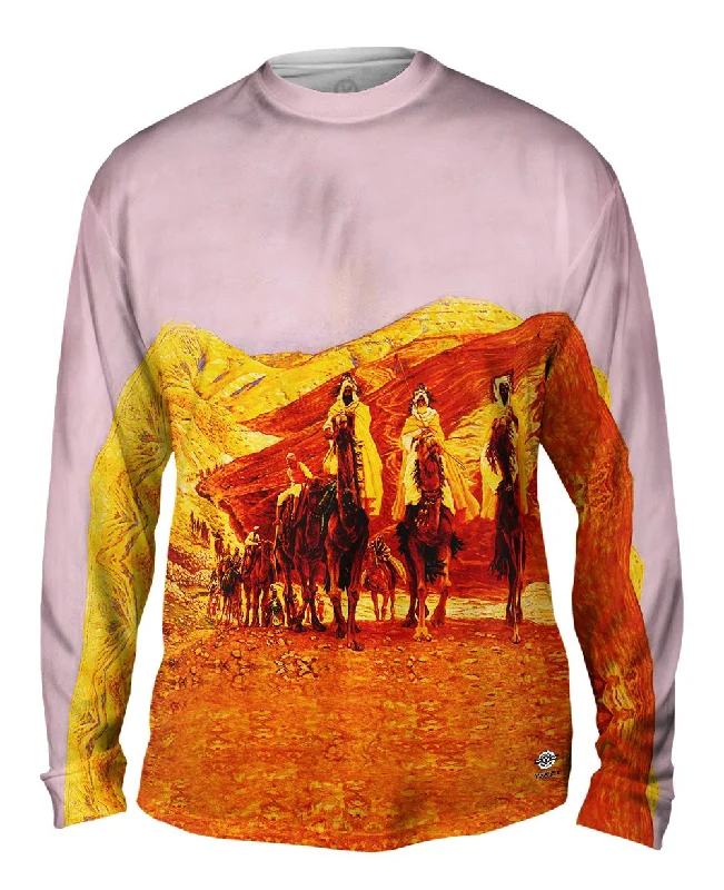 Sporty Long Sleeve Top-T. S. Eliot - "Journey of the Magi" (1927)