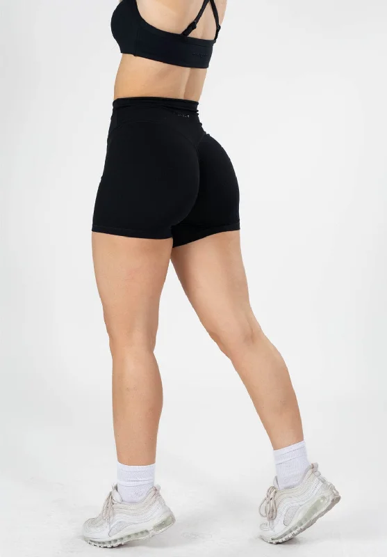 High-Waisted Shorts-RecStretch Original Sculptseam® Plus Short Black