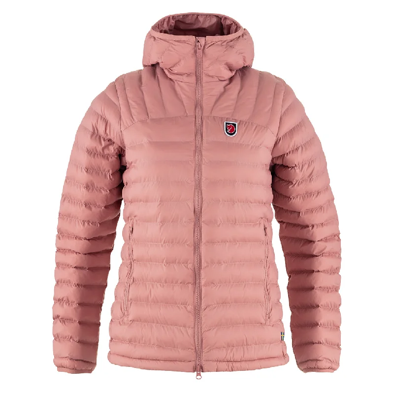 High Performance Jacket-Fjallraven Womens Expedition Latt Hoodie Dusty Rose