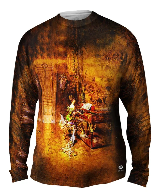 Wool Blend Long Sleeve-Givanni Boldini - "The Lady Pianist"