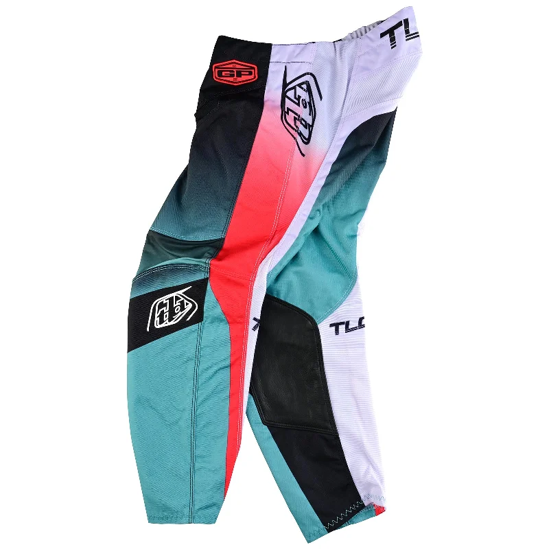 Button Fly Pants-Youth GP Pant Arc Turquoise / Neon Melon