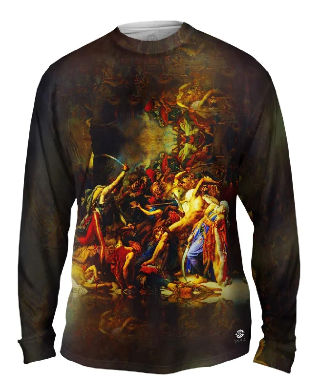 Athletic Long Sleeve-Anne-Louis Girodet de Roussy-Trioson - "The Revolt of Cairo" (1810)