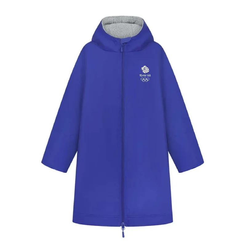 Outdoor Jacket-Team GB All-Weather Changing Robe Kids