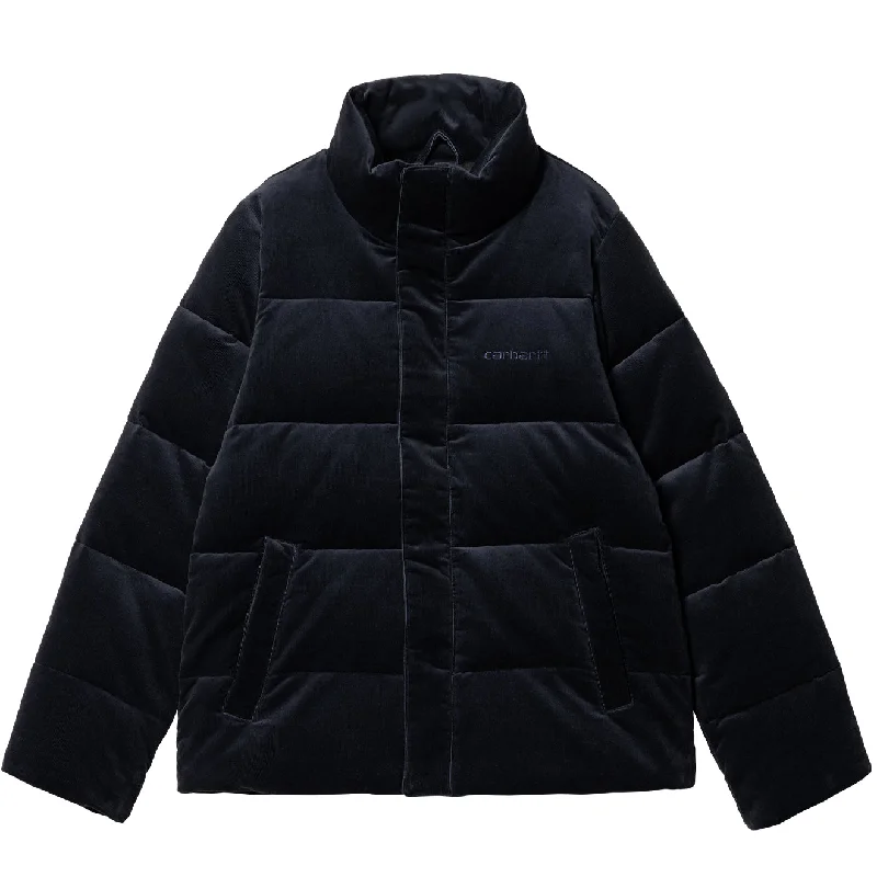 Travel Jacket-Carhartt WIP Womens Layton Jacket Dark Navy / Dark Navy