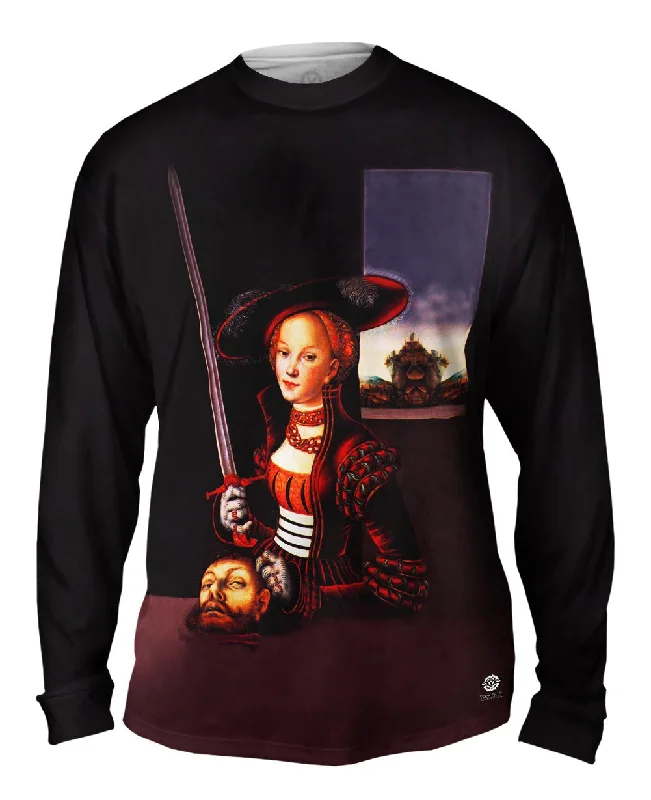 Graphic Long Sleeve-Lucas Cranach - "Judith mit dem Haupt des Holofernes" (1530)