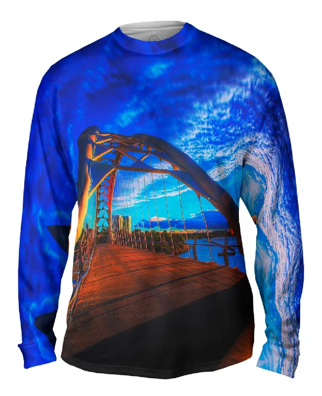 Classic Fit Long Sleeve-Toronto Sunrise Bridge