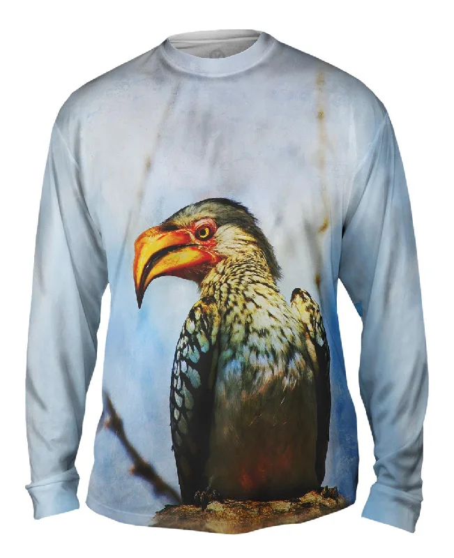 Performance Long Sleeve Top-Yellow Billed Hornbill