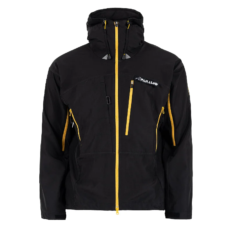 Adventure Jacket-Paramo Enduro Jacket Black / Gold Zips