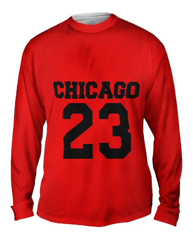 Crew Neck Long Sleeve-Usa Athletics Chicago 23