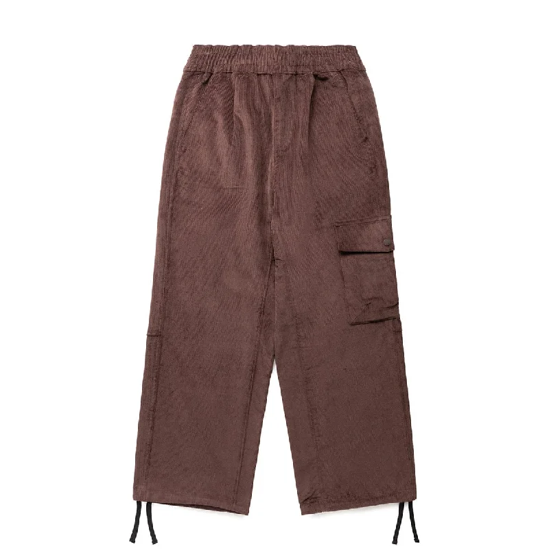 High-Waisted Joggers-UTILITY CORD EASY PANTS