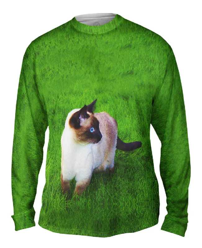 Ribbed Long Sleeve-Walkabout Siamese Cat