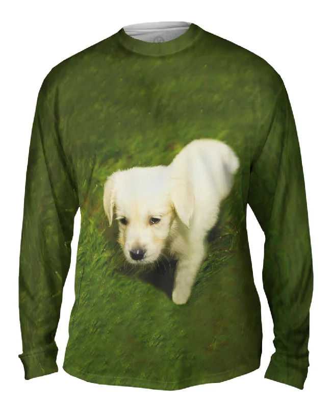 Comfortable Fit Long Sleeve-Tread Lightly White Lab