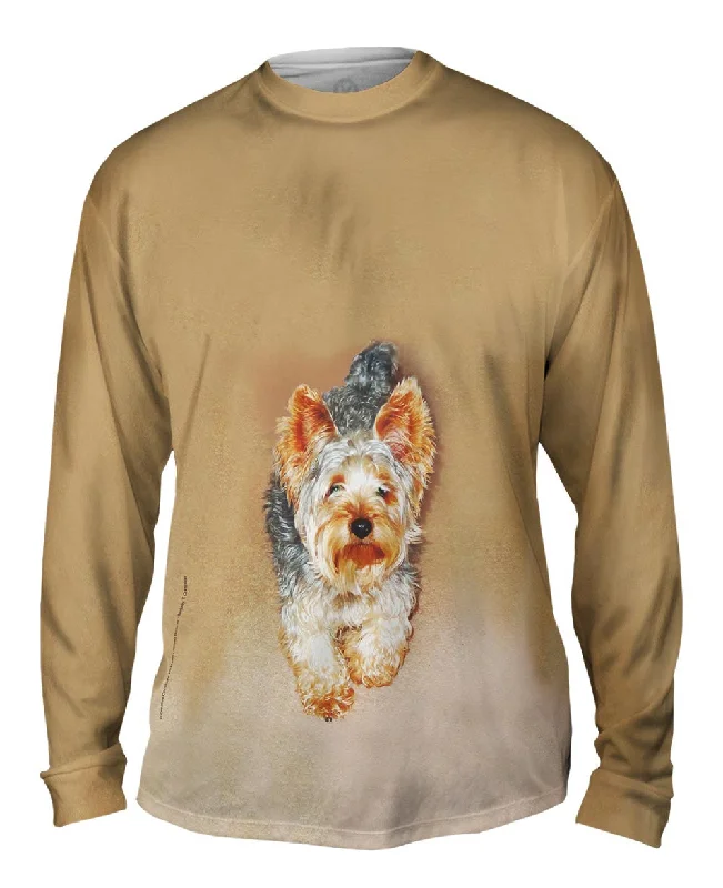 Long Sleeve Dress Shirt-Yorkie Carpet Walk