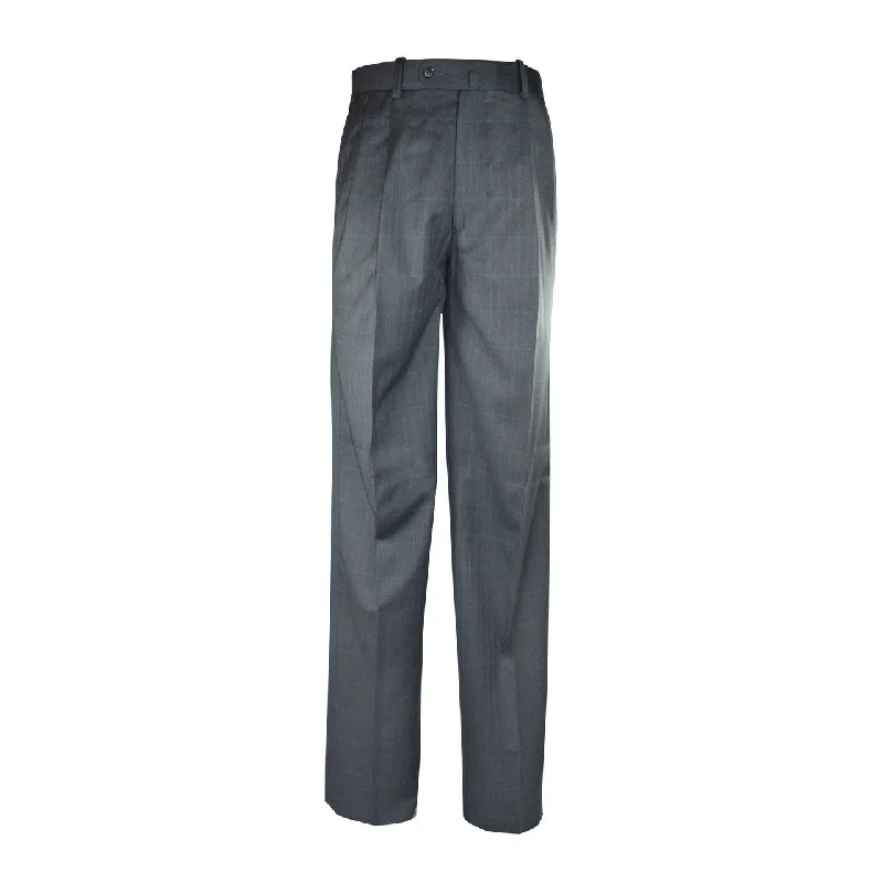 Boot-Cut Pants-Newport Pleated Front Trouser - Pearl Grey