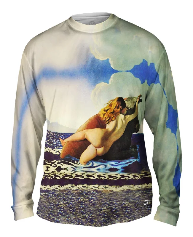 Long Sleeve Sweatshirt-Felix Valloton - "The Rape Of Europa" (1908)