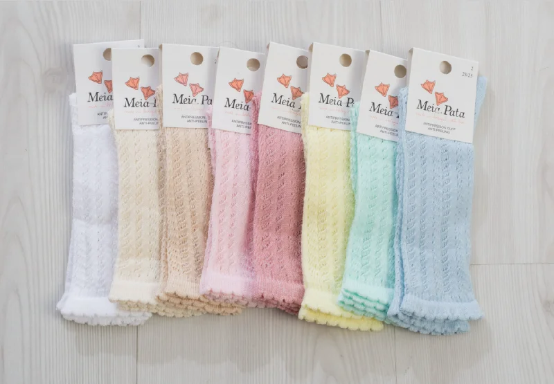 Breathable Socks-Crochet Style Knee Socks