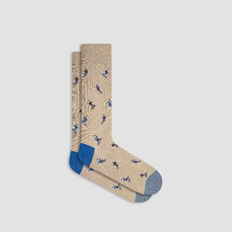 Fuzzy Socks-Ski Mid-Calf Socks